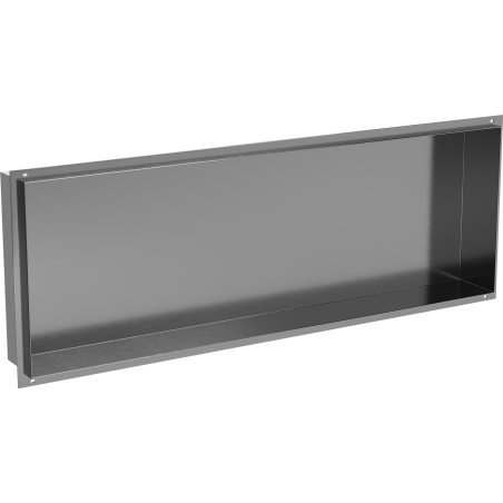 Mexen X-Wall-NR półka wnękowa bez kołnierza 90 x 30 cm, gun gray szczotkowany - 19E1903010