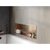 Mexen X-Wall-R półka wnękowa z kołnierzem 90 x 30 cm, miedź szczotkowana - 19C0903010