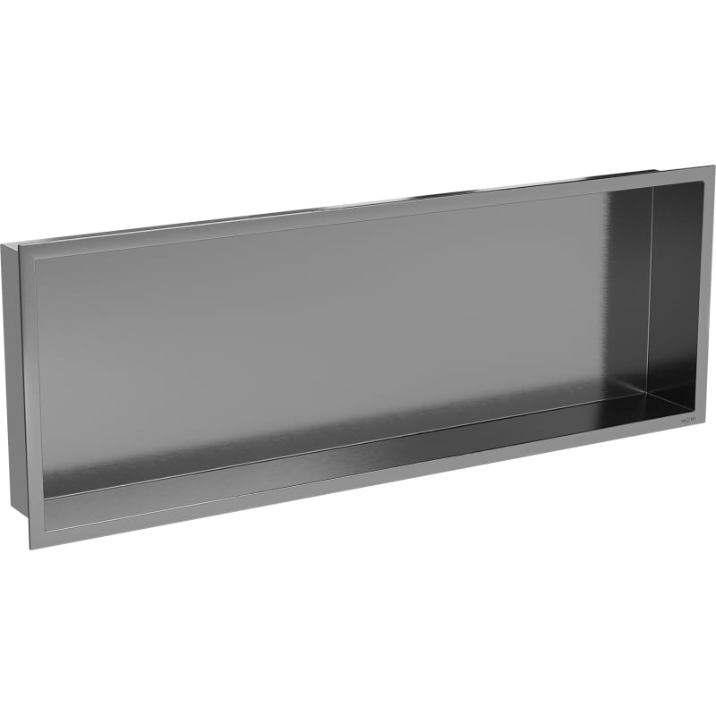 Mexen X-Wall-R półka wnękowa z kołnierzem 90 x 30 cm, gun gray szczotkowany - 19E0903010