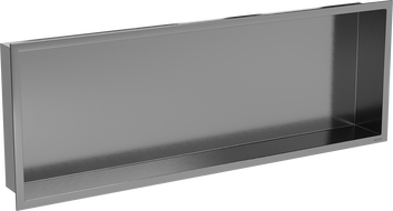 Mexen X-Wall-R półka wnękowa z kołnierzem 90 x 30 cm, gun gray szczotkowany - 19E0903010