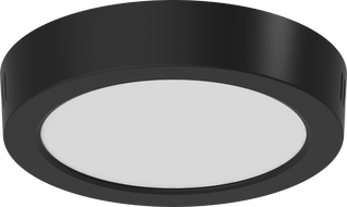 Mexen LDSR plafon sufitowy LED natynkowy fi 17 cm, 12W, Neutralna - 4000K, 960 lm, czarny - L212-017-1240-70