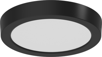 Mexen LDSR plafon sufitowy LED natynkowy fi 22 cm, 18W, Neutralna - 4000K, 1440 lm, czarny - L212-022-1840-70