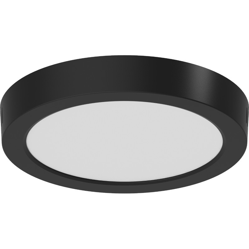 Mexen LDSR plafon sufitowy LED natynkowy fi 22 cm, 18W, Zimna - 6500K, 1440 lm, czarny - L212-022-1865-70