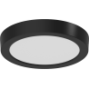 Mexen LDSR plafon sufitowy LED natynkowy fi 22 cm, 18W, Zimna - 6500K, 1440 lm, czarny - L212-022-1865-70