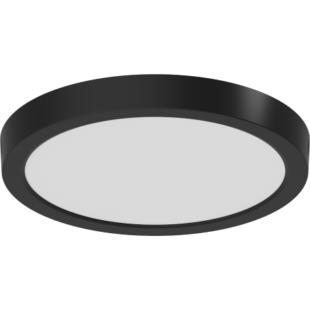 Mexen LDSR plafon sufitowy LED natynkowy fi 30 cm, 24W, Neutralna - 4000K, 1920 lm, czarny - L212-030-2440-70