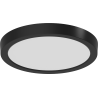 Mexen LDSR plafon sufitowy LED natynkowy fi 30 cm, 24W, Neutralna - 4000K, 1920 lm, czarny - L212-030-2440-70