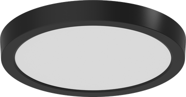 Mexen LDSR plafon sufitowy LED natynkowy fi 30 cm, 24W, Neutralna - 4000K, 1920 lm, czarny - L212-030-2440-70