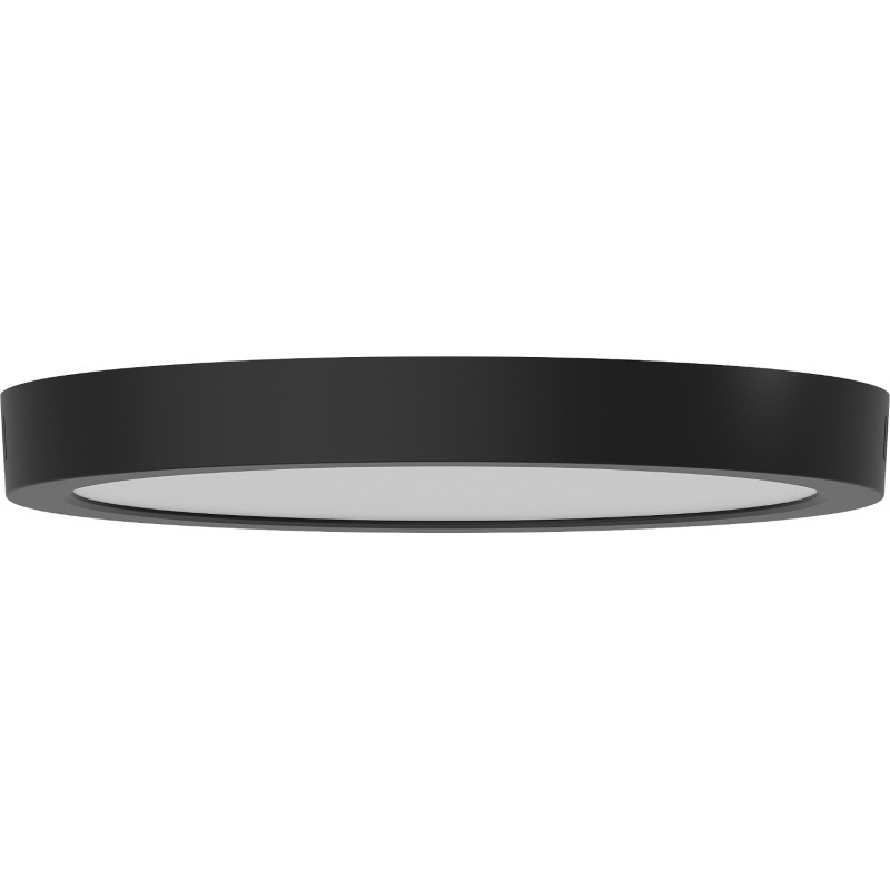 Mexen LDSR plafon sufitowy LED natynkowy fi 30 cm, 24W, Zimna - 6500K, 1920 lm, czarny - L212-030-2465-70