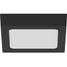 Mexen LDSS plafon sufitowy LED natynkowy 17 x 17 cm, 12W, Neutralna - 4000K, 960 lm, czarny - L213-017-1240-70