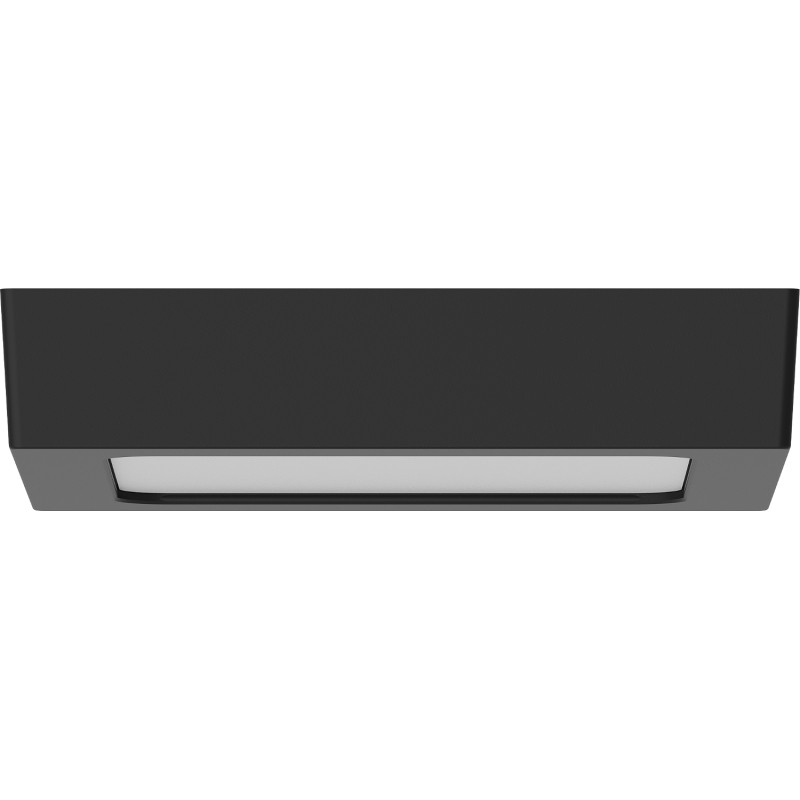 Mexen LDSS plafon sufitowy LED natynkowy 17 x 17 cm, 12W, Zimna - 6500K, 960 lm, czarny - L213-017-1265-70