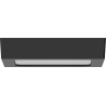 Mexen LDSS plafon sufitowy LED natynkowy 17 x 17 cm, 12W, Zimna - 6500K, 960 lm, czarny - L213-017-1265-70