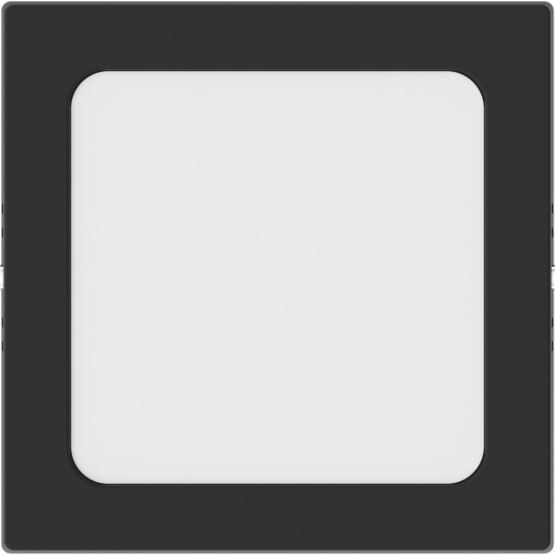 Mexen LDSS plafon sufitowy LED natynkowy 17 x 17 cm, 12W, Zimna - 6500K, 960 lm, czarny - L213-017-1265-70