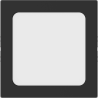 Mexen LDSS plafon sufitowy LED natynkowy 17 x 17 cm, 12W, Zimna - 6500K, 960 lm, czarny - L213-017-1265-70