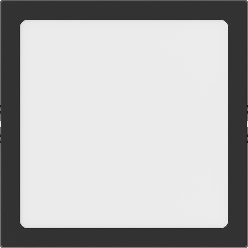 Mexen LDSS plafon sufitowy LED natynkowy 30 x 30 cm, 24W, Neutralna - 4000K, 1920 lm, czarny - L213-030-2440-70