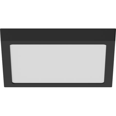 Mexen LDSS plafon sufitowy LED natynkowy 30 x 30 cm, 24W, Zimna - 6500K, 1920 lm, czarny - L213-030-2465-70