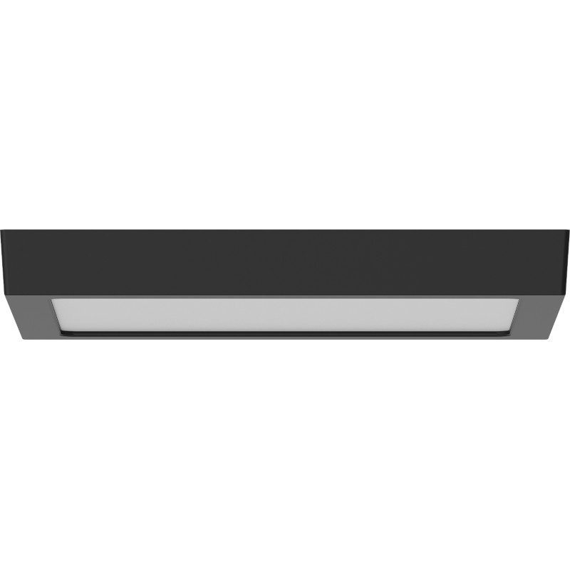 Mexen LDSS plafon sufitowy LED natynkowy 30 x 30 cm, 24W, Zimna - 6500K, 1920 lm, czarny - L213-030-2465-70