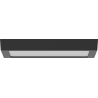 Mexen LDSS plafon sufitowy LED natynkowy 30 x 30 cm, 24W, Zimna - 6500K, 1920 lm, czarny - L213-030-2465-70