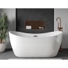 Mexen X-Wall-R półka wnękowa z kołnierzem 75 x 30 cm, miedź szczotkowana - 19C0753010