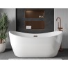 Mexen X-Wall-R półka wnękowa z kołnierzem 75 x 30 cm, miedź szczotkowana - 19C0753010