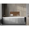 Mexen X-Wall-R półka wnękowa z kołnierzem 75 x 30 cm, miedź szczotkowana - 19C0753010