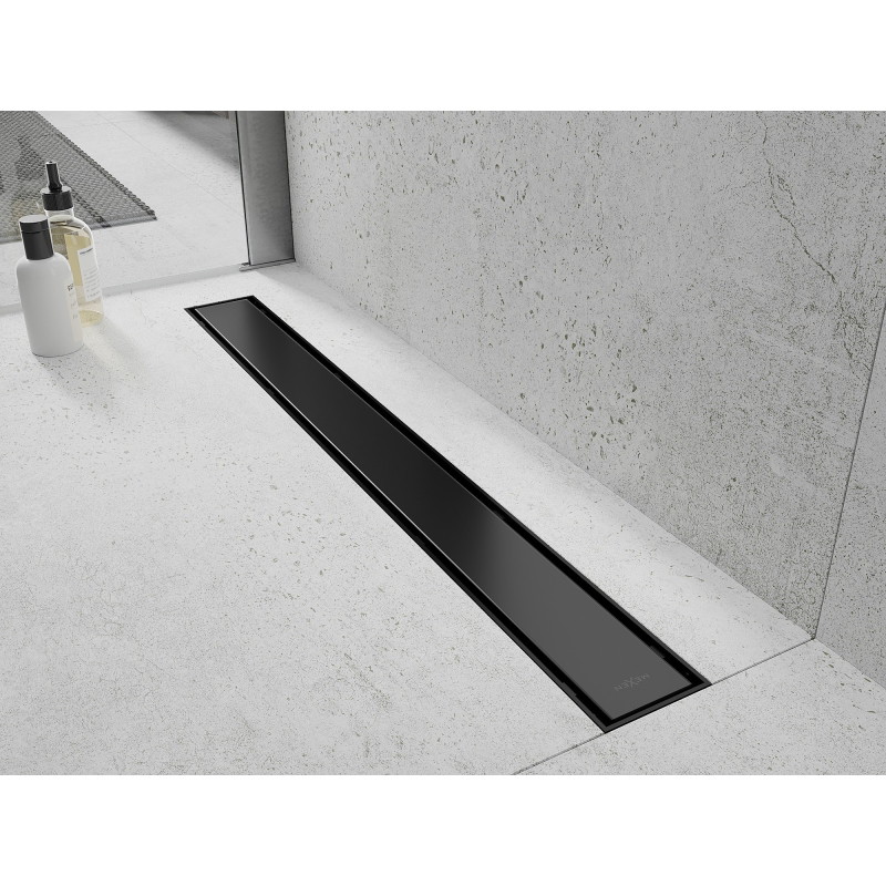 Mexen Flat ABS odpływ liniowy 2w1 60 cm, czarny - 1769060