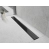 Mexen Flat 360° MGB odpływ liniowy obrotowy 100 cm, czarne szkło - 1026100-40