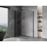 Mexen Mist-F kabina prysznicowa składana lewa 85 x 80 cm, transparent, czarna - 8A6T-085-080-70-00-L