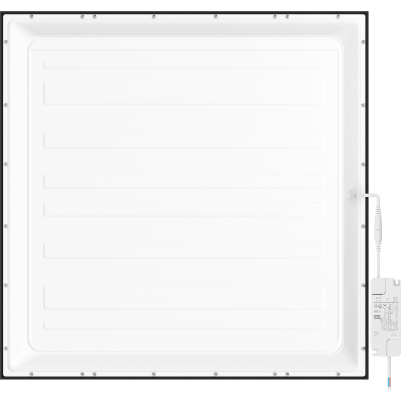 Mexen Brill panel sufitowy LED podtynkowy 60 x 60 cm, 40W, Neutralna - 4000K, 3600 lm, czarny - L200-060-060-4040-70