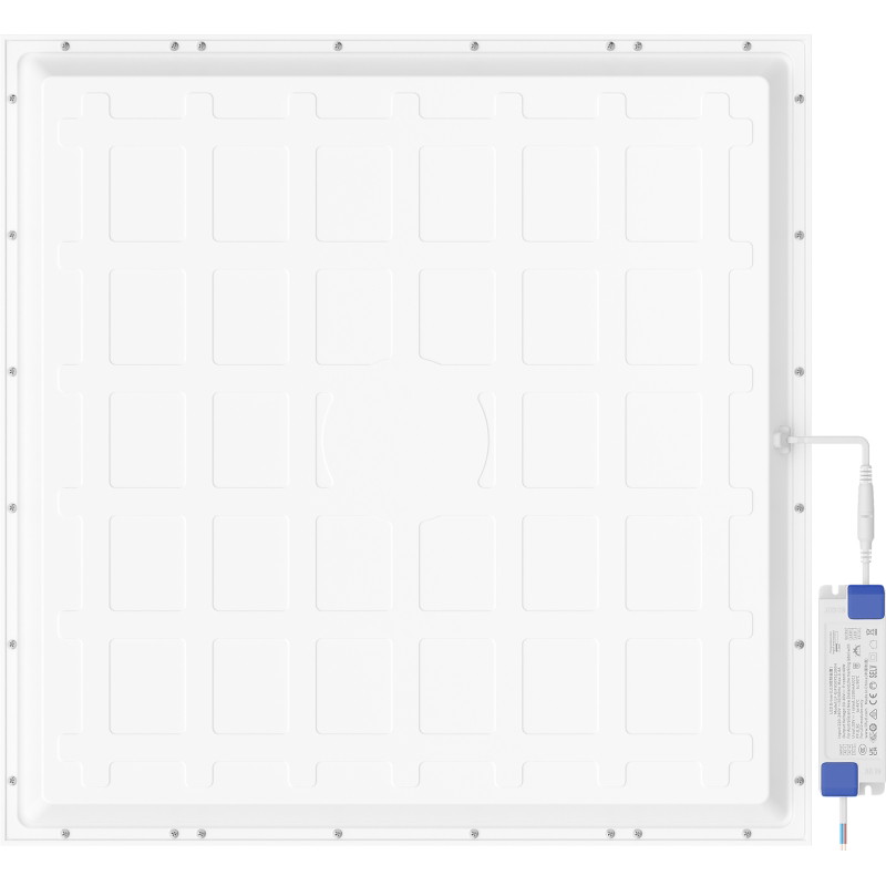 Mexen Brill+ panel sufitowy LED podtynkowy 60 x 60 cm, 48W, Neutralna - 4000K, 5280 lm, biały - L201-060-060-4840-20