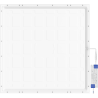 Mexen Brill+ panel sufitowy LED podtynkowy 60 x 60 cm, 48W, Zimna - 6500K, 5280 lm, biały - L201-060-060-4865-20