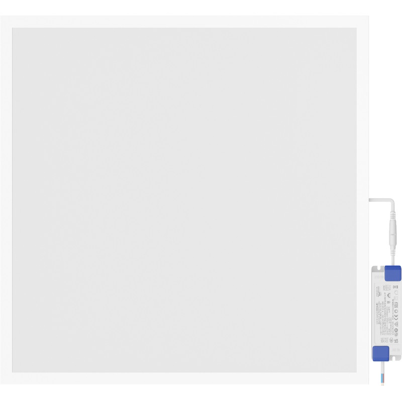 Mexen Brill+ panel sufitowy LED podtynkowy 60 x 60 cm, 48W, Zimna - 6500K, 5280 lm, biały - L201-060-060-4865-20
