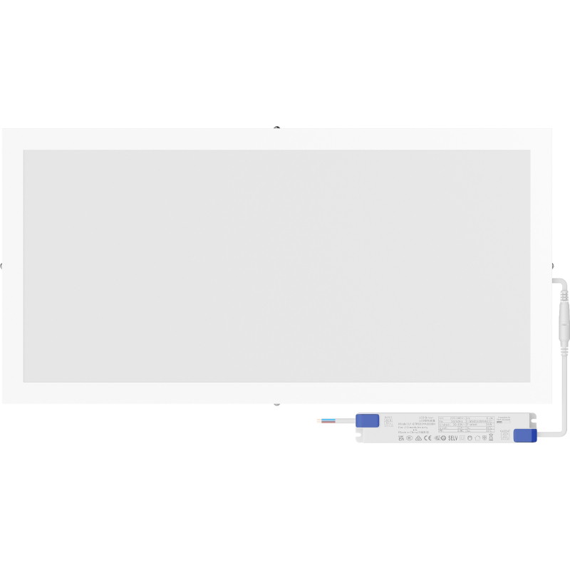 Mexen Brill-S panel sufitowy LED natynkowy 60 x 30 cm, 24W, Neutralna - 4000K, 2880 lm, biały - L207-060-030-2440-20
