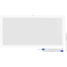 Mexen Brill-S panel sufitowy LED natynkowy 60 x 30 cm, 24W, Neutralna - 4000K, 2880 lm, biały - L207-060-030-2440-20
