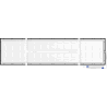 Mexen Brill-S panel sufitowy LED natynkowy 120 x 30 cm, 36W, Neutralna - 4000K, 3960 lm, czarny - L207-120-030-3640-70