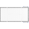 Mexen Brill-S panel sufitowy LED natynkowy 120 x 60 cm, 60W, Neutralna - 4000K, 6600 lm, czarny - L207-120-060-6040-70