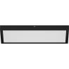 Mexen Brill-S panel sufitowy LED natynkowy 60 x 30 cm, 24W, Neutralna - 4000K, 2640 lm, czarny - L207-060-030-2440-70