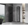 Mexen Mist-F Duo kabina prysznicowa składana lewa 95 x 70 cm, czarna ramka, czarna -  8A6-095L-070P-70-70