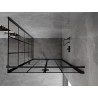 Mexen Mist-F kabina prysznicowa składana prawa 70 x 95 cm, czarna kratka, czarna - 8A6T-070-095-70-77-P