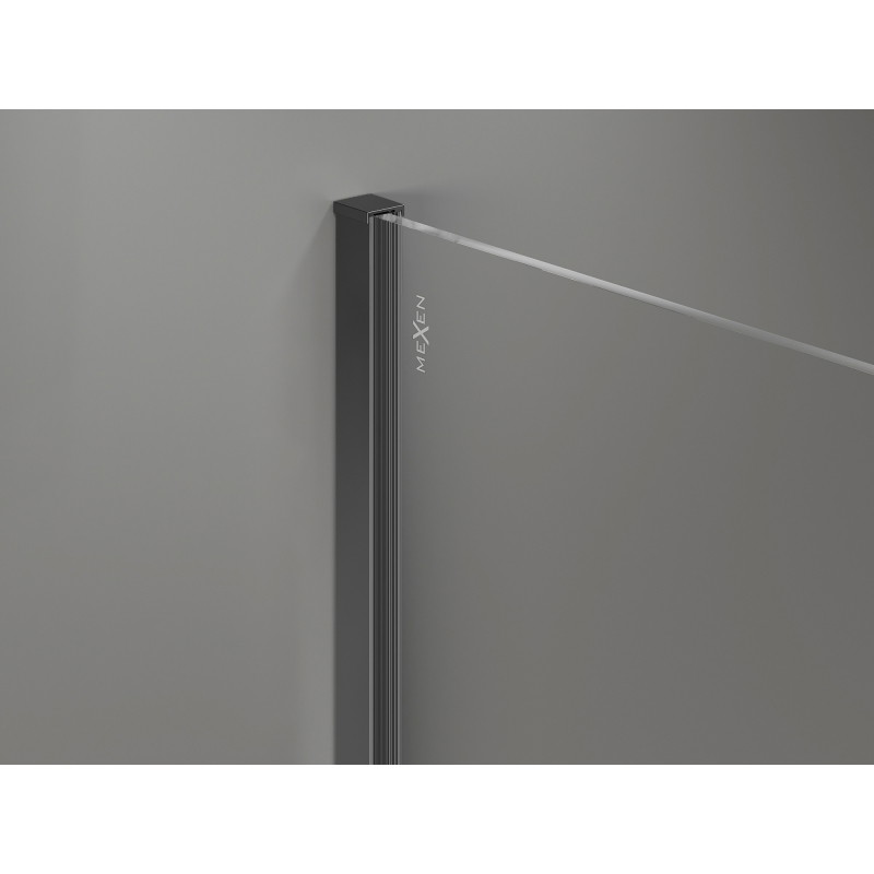 Mexen listwa przyścienna do ścianki prysznicowej 8 mm, gun metal - 800-00-95