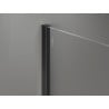 Mexen listwa przyścienna do ścianki prysznicowej 10 mm, czarna - 800-00-70-X
