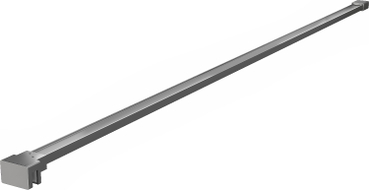 Mexen wspornik prosty do ścianki prysznicowej 10 mm, gun metal - 830-10-95