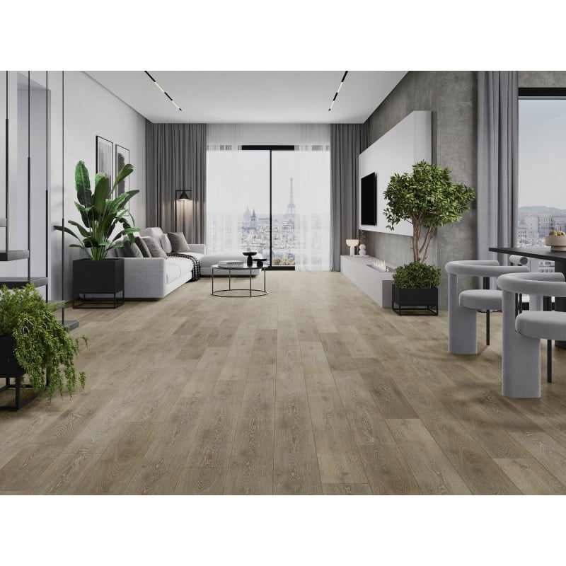 Mexen Jasper próbka paneli winylowych LVT Dryback 2,5 mm, podkład PVC, 4 V-Fuga, Dąb - F1318-S