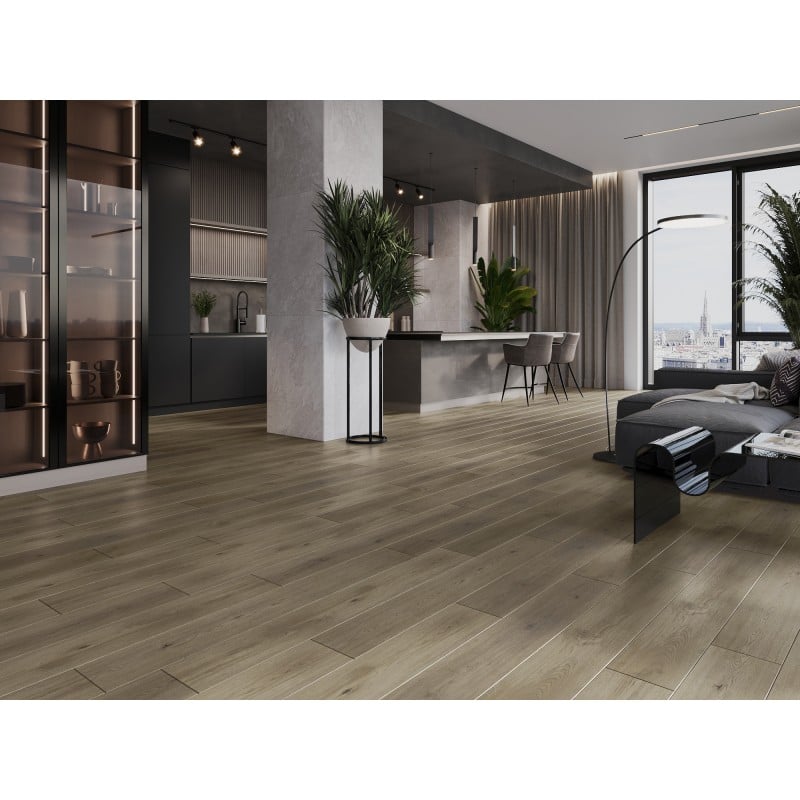 Mexen Perry próbka paneli winylowych LVT Dryback 2,5 mm, podkład PVC, 4 V-Fuga, Dąb - F1321-S