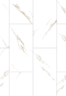Mexen River White próbka paneli winylowych LVT Dryback 2,5 mm, podkład PVC, 4 V-Fuga, Jazz White - F1450-S