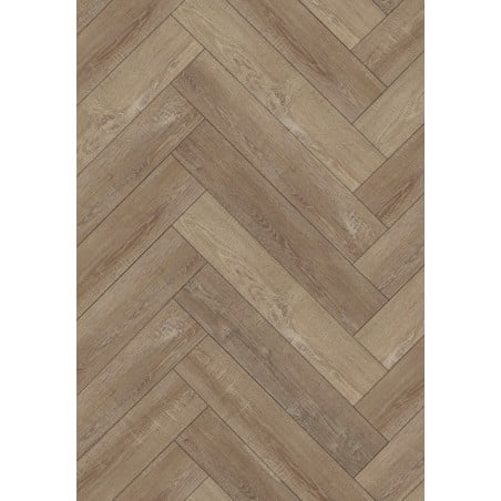 Mexen Windsor próbka paneli winylowych jodełka LVT Dryback 2,5 mm, podkład PVC, 4 V-Fuga, Dąb - F1467-S