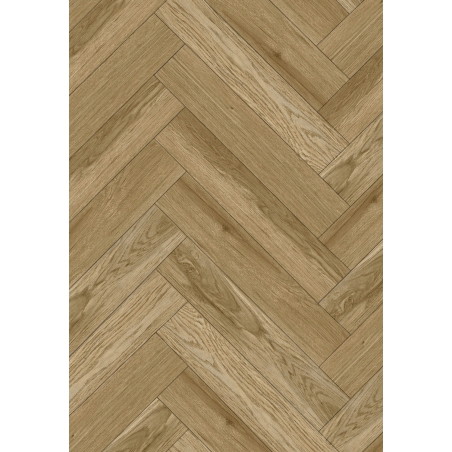 Mexen Manhattan próbka paneli winylowych jodełka LVT Dryback 2,5 mm, podkład PVC, 4 V-Fuga, Dąb - F1473-S