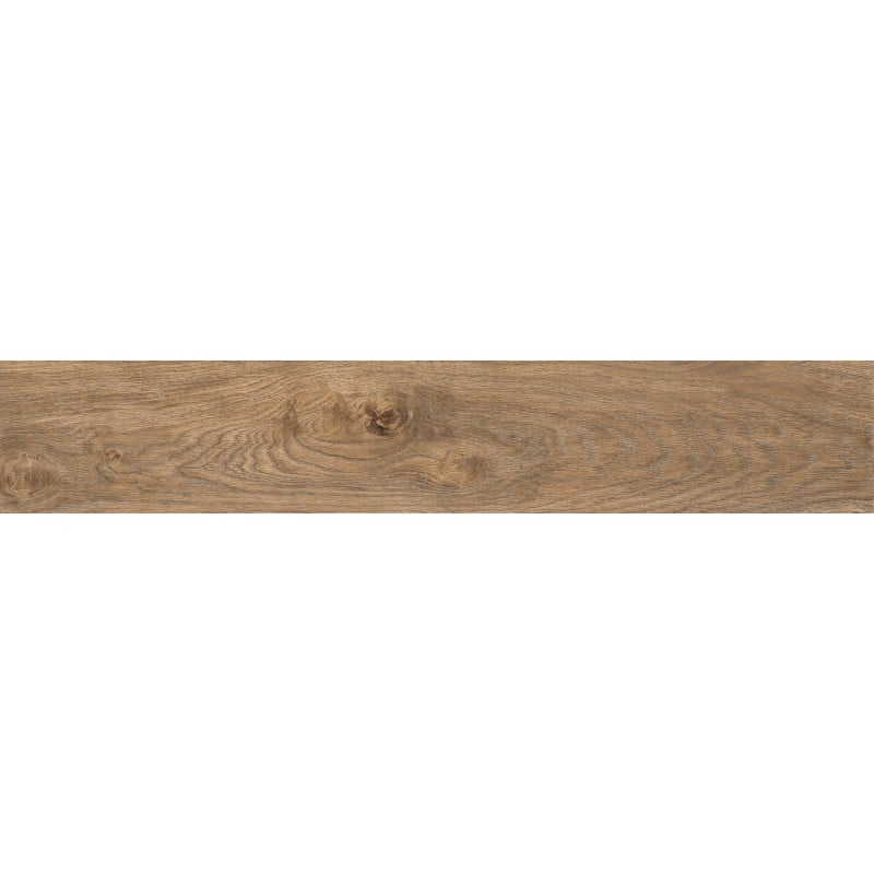 Mexen Wood Ville Brown próbka gresu szkliwionego rekt. G1, płytka drewnopodobna podłogowo-ścienna, carving - TL613-02-S