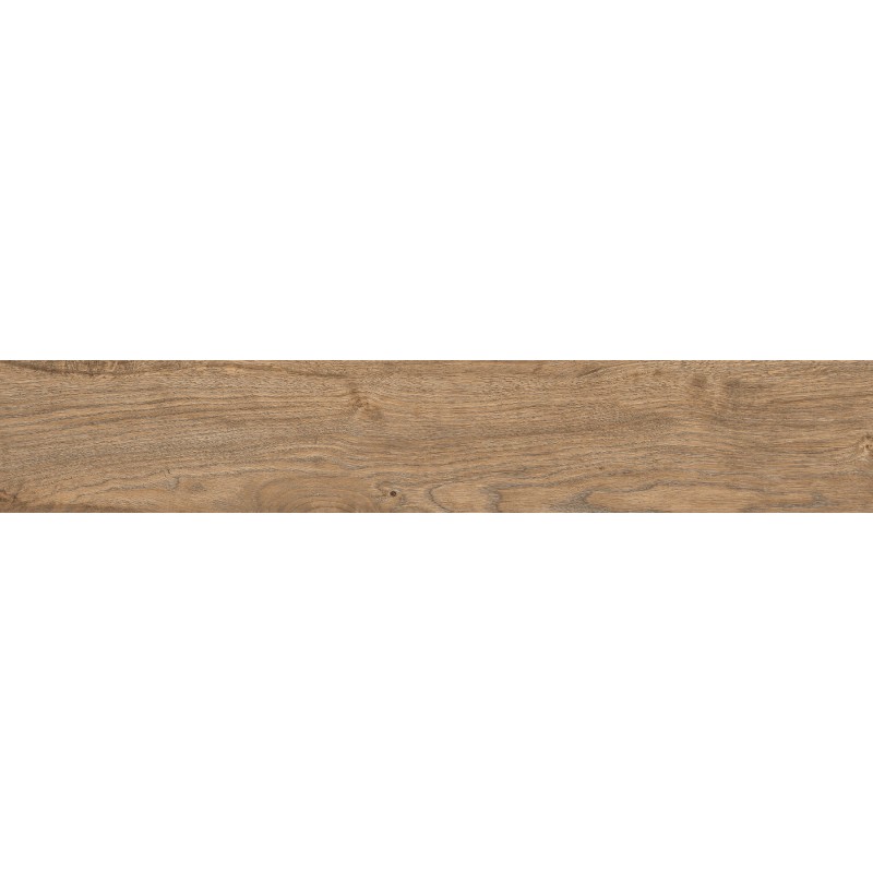 Mexen Wood Ville Brown próbka gresu szkliwionego rekt. G1, płytka drewnopodobna podłogowo-ścienna, carving - TL613-02-S