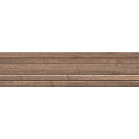 Mexen Mulberry Wood Brown próbka gresu szkliwionego rekt. G1, płytka drewnopodobna ścienna, mat - TL703-50-S