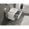 Mexen Orio szafka łazienkowa podumywalkowa 70 cm z blatem, 2 szuflady, biała mat - 91A10-07047-2-BFFC01